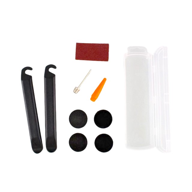 Black Rubber Bike Tube Repair Kit with Private Labeling